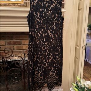 Elegant Black Lace Dress